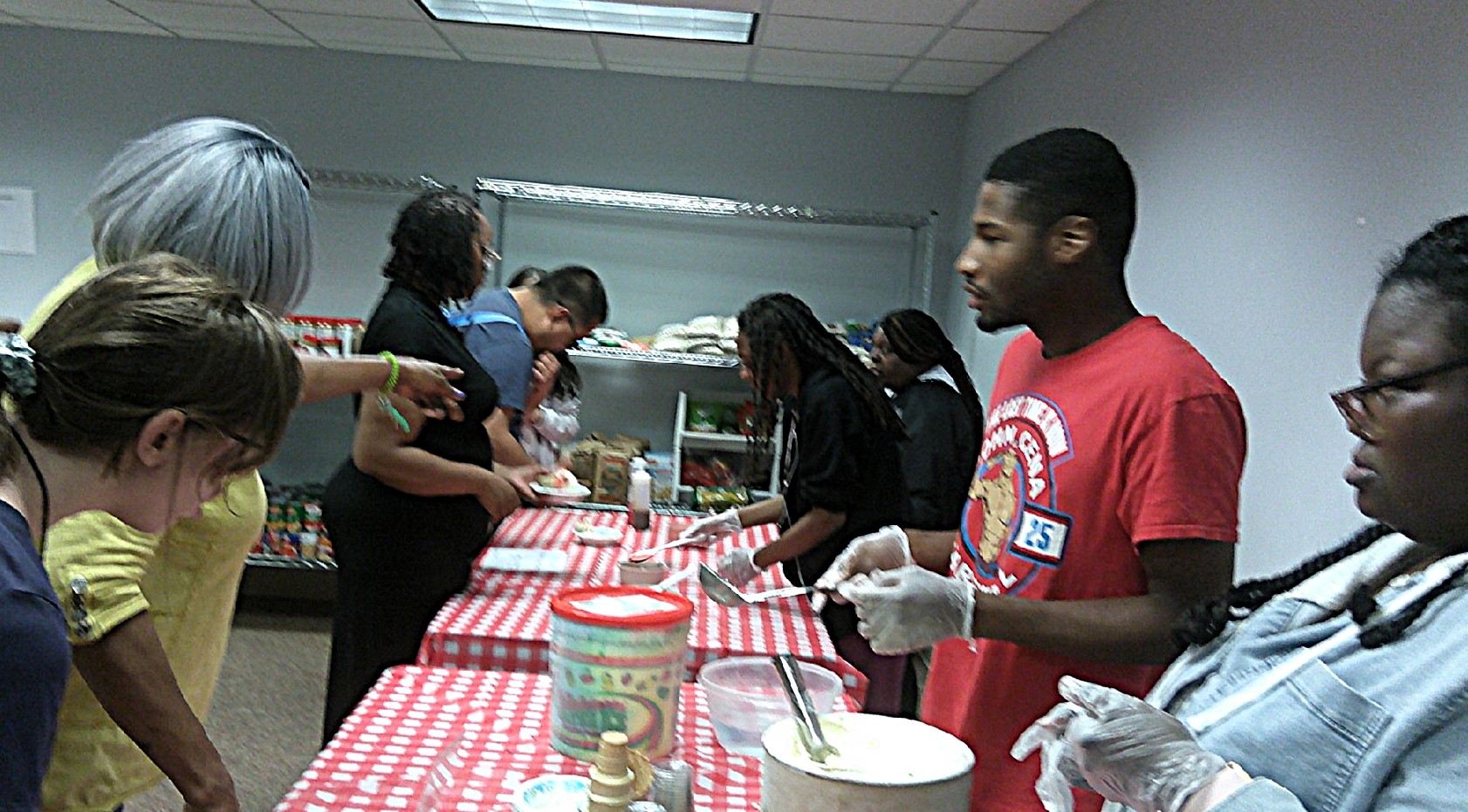 Ice cream and cookie social activity