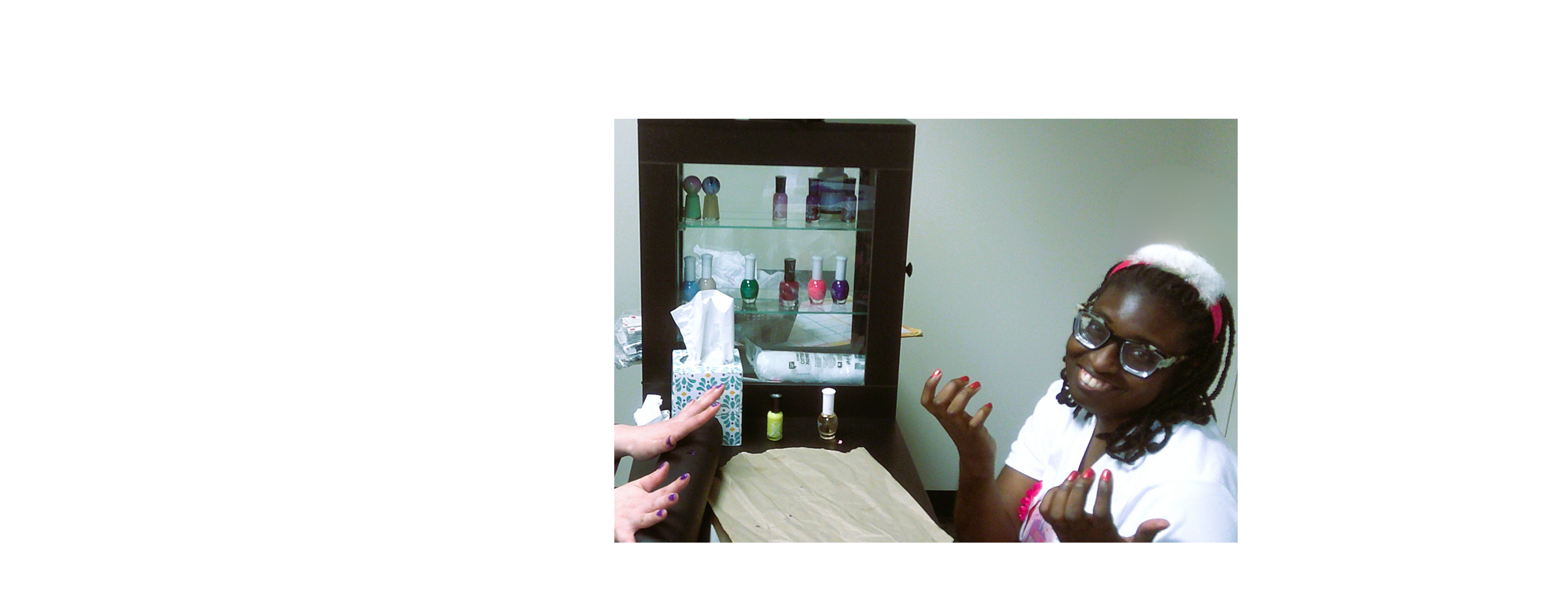Self-care and nail activity at Continuum Help Foundation